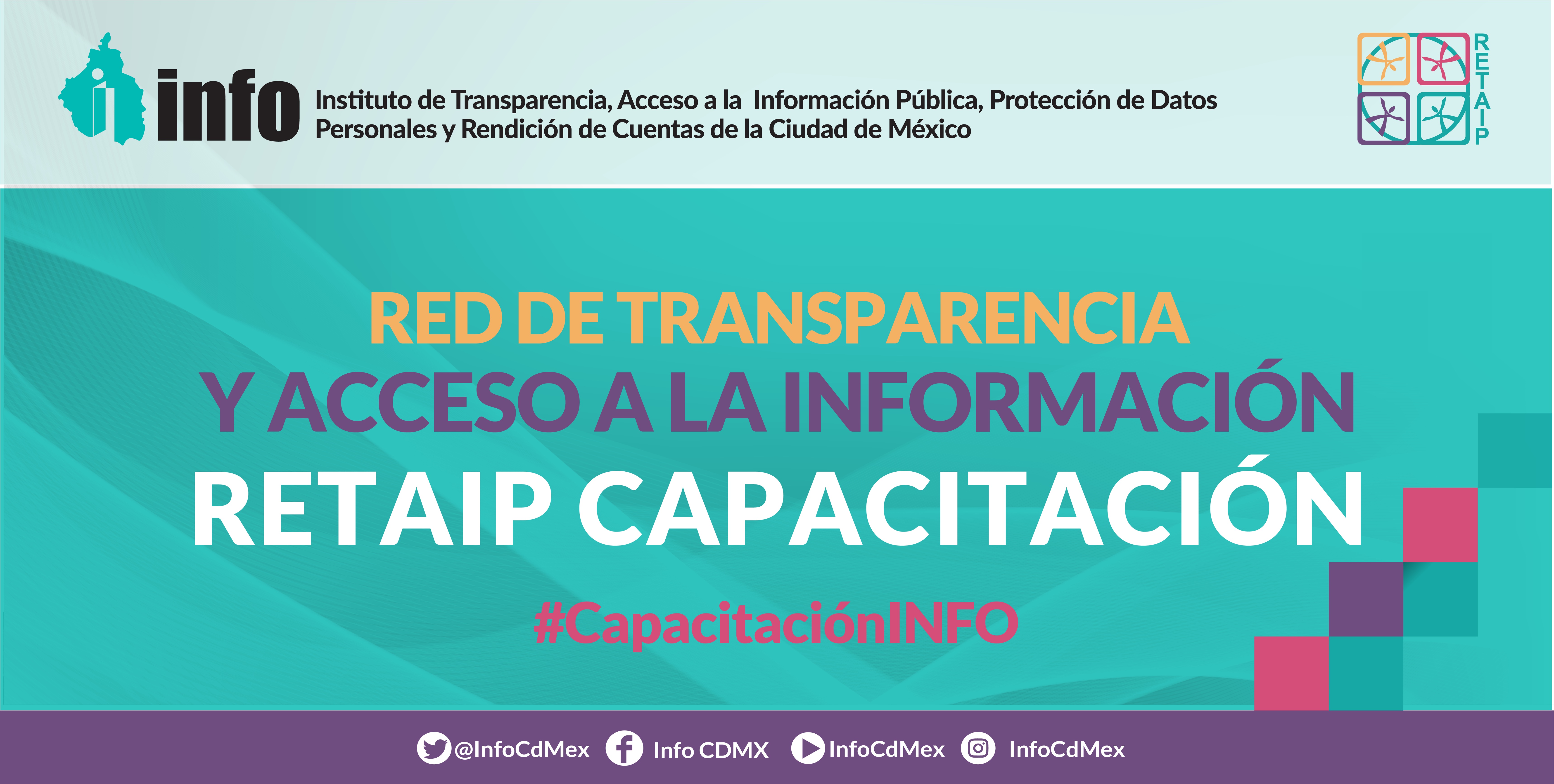 Banner de la Red de Transparencia y Acceso a la Información Pública de la Ciudad de México (RETAIP)