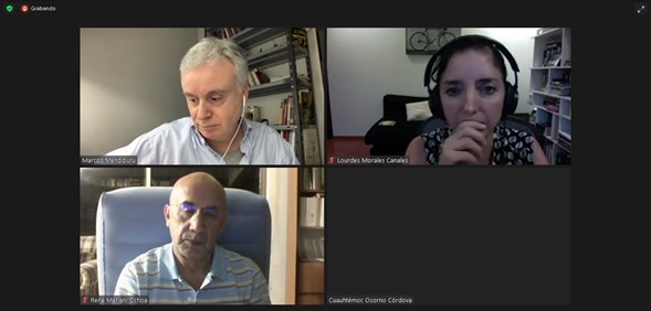 Sesión a cargo de la Dra. Ana Elena Fierro Ferráez (CIDE)