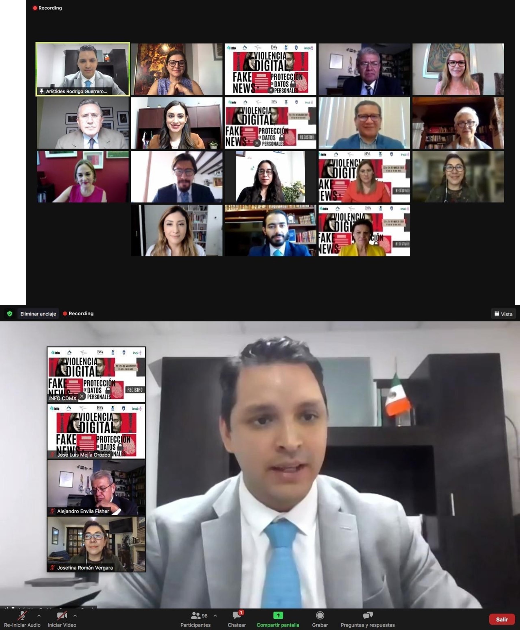 Logrando la asistencia de 264 personas y 907 impactos en redes sociales institucionales.