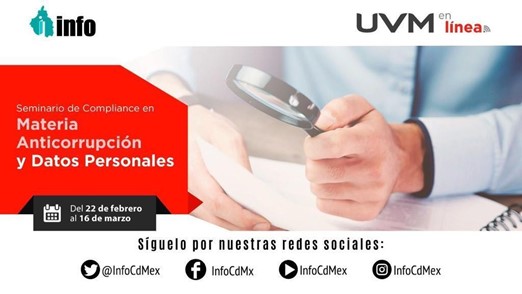 SEMINARIO “COMPLIANCE EN MATERIA ANTICORRUPCIÓN Y DATOS PERSONALES”