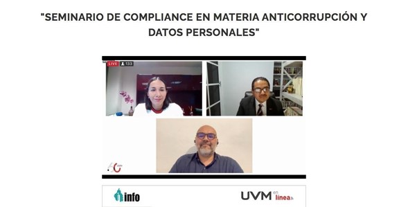 SEMINARIO “COMPLIANCE EN MATERIA ANTICORRUPCIÓN Y DATOS PERSONALES”