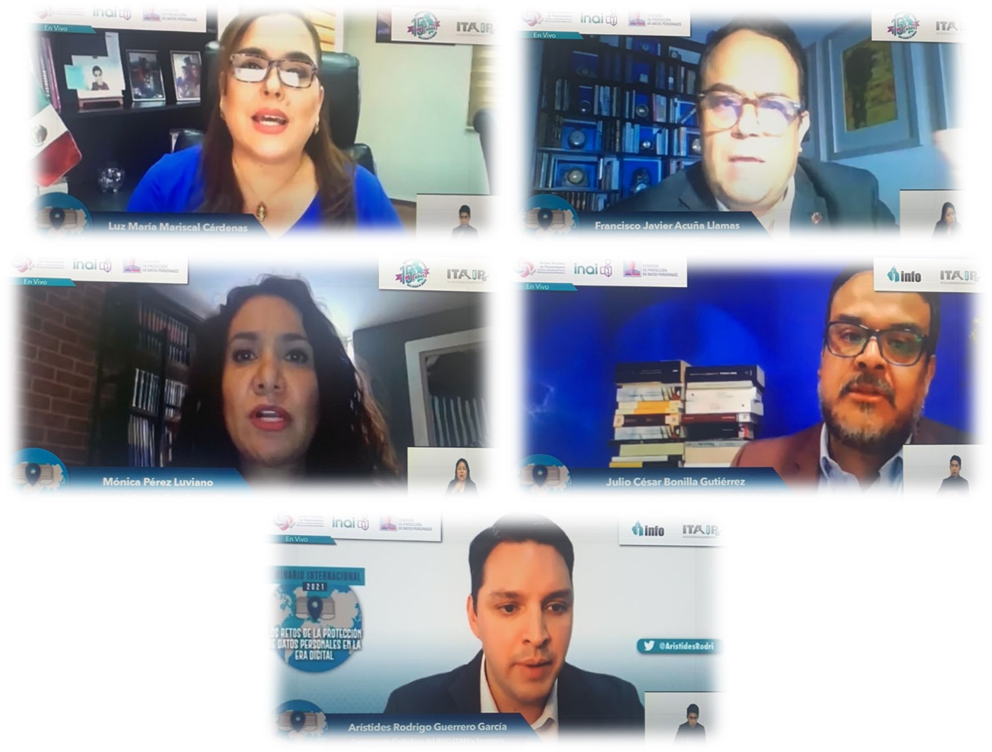 Mesa 2: “Datos personales y violencia digital”. Participaron
