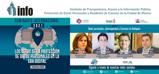 Sesión 5: Datos personales, ciberseguridad y Convenio de Budapest