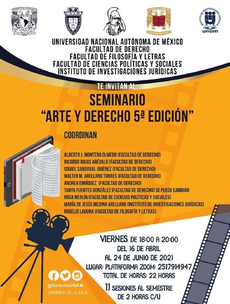 5ª EDICIÓN DEL SEMINARIO “ARTE Y DERECHO”; Blackmirror y la Protección de Datos Personales.