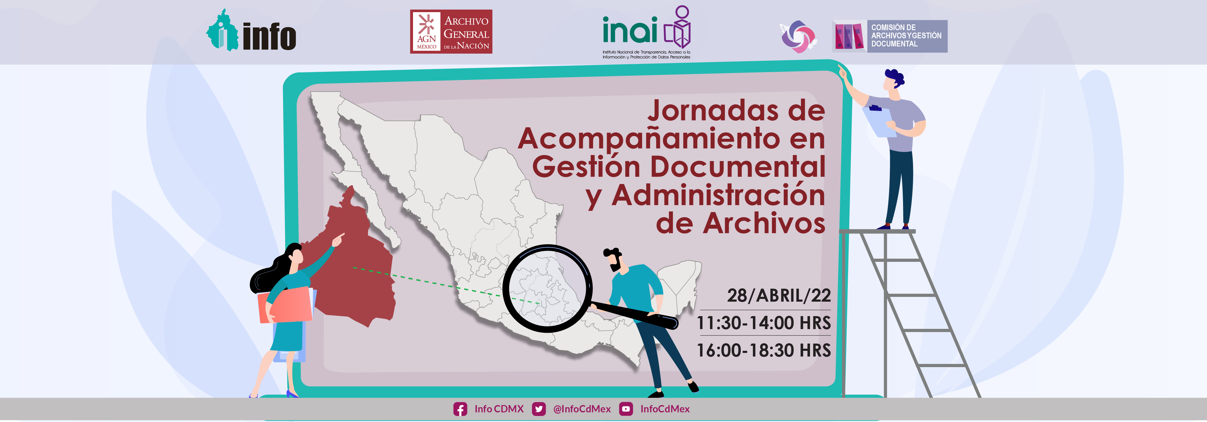 Banner de capacitación INFOCDMX