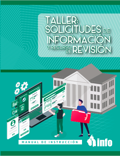 Portada manual del instructor taller solicitudes de información y recurso de revisión