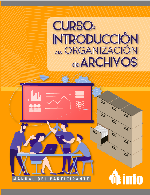 Portada manual del participante curso Introducción a la Organización de Archivos