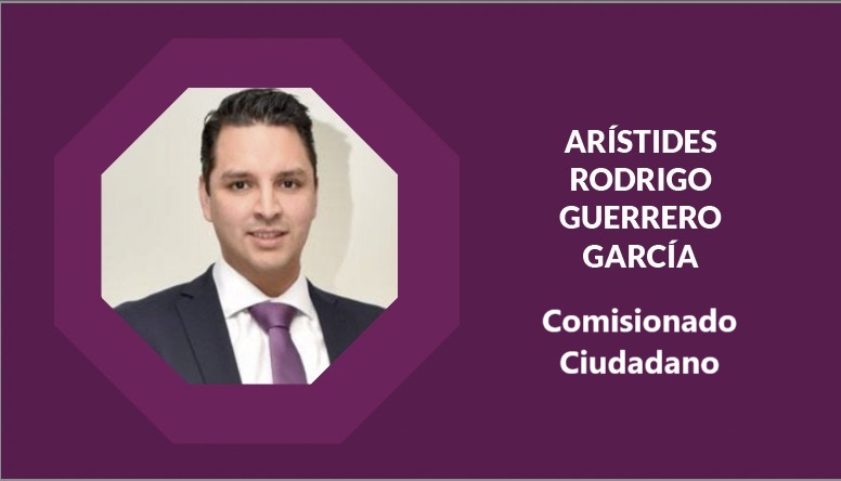 Retrato institucional de Arístides Rodrigo Guerrero García, Comisionado Presidente del INFO CDMX