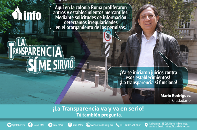 Gráfico de la campaña La Transparencia Sí Me Sirvió 2019