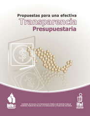 Carátula del libro Propuestas para una efectiva transparencia presupuestaria