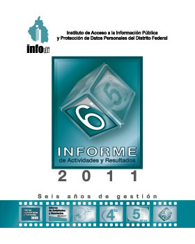 Carátula del libro Sexto Informe de Actividades y Resultados 2011