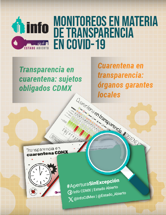 Carátula del libro Monitoreos en materia de transparencia en COVID-19