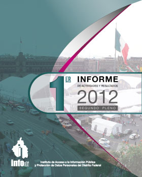 Carátula del libro Primer Informe de Actividades y Resultados 2012
