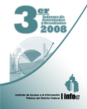 Carátula del libro Tercer Informe de Actividades y Resultados 2008