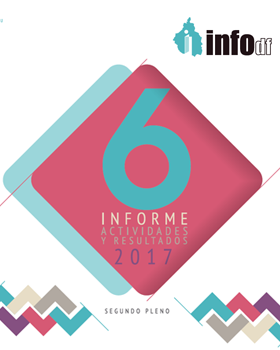 Carátula del libro Sexto Informe de Actividades y Resultados 2017