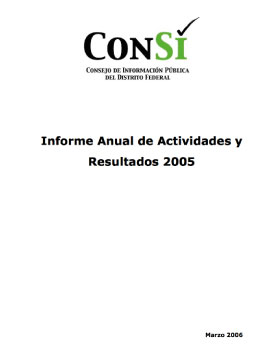 Carátula del libro Informe CONSI