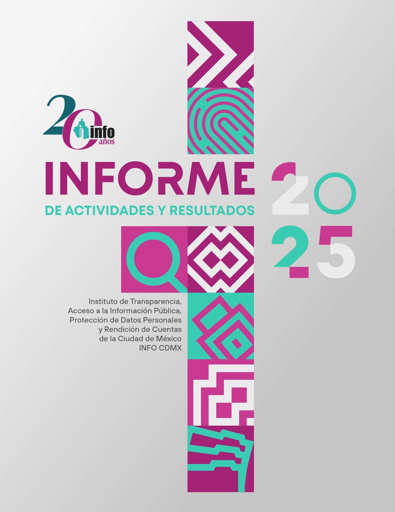 Carátula del libro Informe de actividades y resultados 2025
