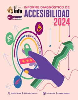 Carátula del libro Informe Diagnóstico de Accesibilidad 2024.