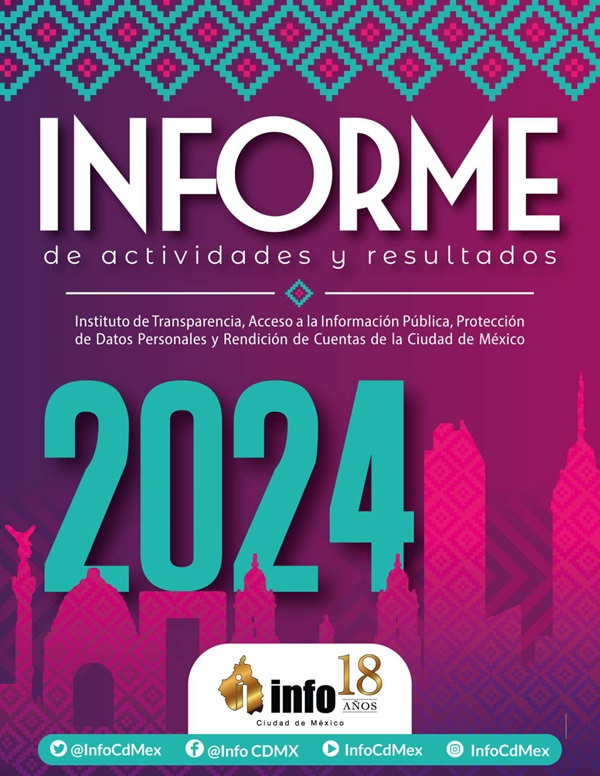 Carátula del libro Informe de actividades y resultados 2024