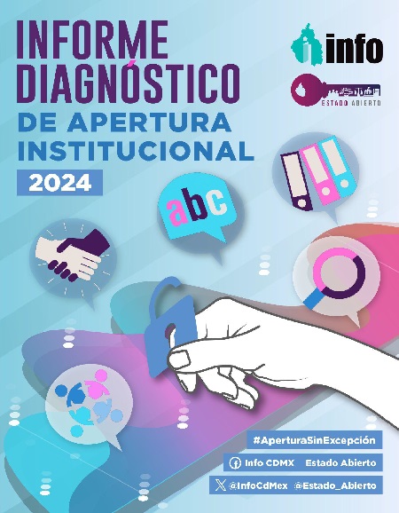 Carátula del libro Informe Diagnóstico de Apertura Institucional 2024
