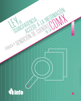 Carátula del libro Ley de Transparencia, Acceso a la Información Pública y Rendición de Cuentas de la Ciudad de México