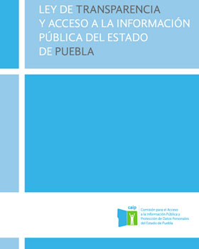 Carátula del libro Ley de Transparencia y Acceso a la Información Pública de Puebla