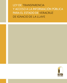 Carátula del libro Ley de Transparencia y Acceso a la Información Pública de Veracruz