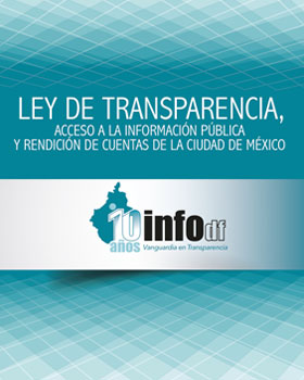 Carátula del libro Ley de Transparencia, Acceso a la Información Pública y Rendición de Cuentas de la Ciudad de México