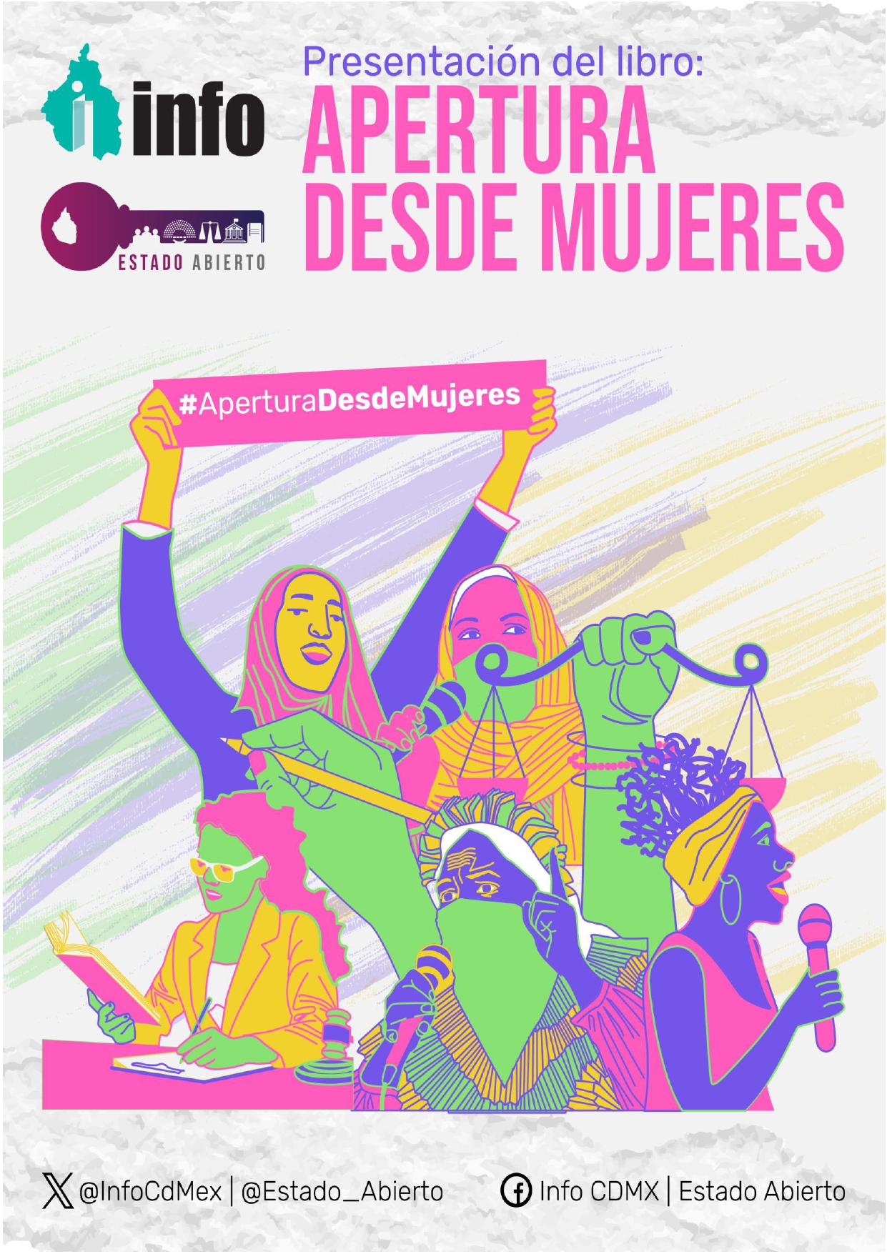 Carátula del libro Memoria de la presentación del libro: Apertura desde Mujeres