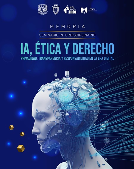 Carátula del libro Memoria del Seminario Interdisciplinario “Inteligencia Artificial, Ética y Derecho: Privacidad, Transparencia y Responsabilidad en la Era Digital”