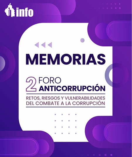 Carátula del libro Memorias: Segundo Foro Anticorrupción. Retos, riesgos y vulnerabilidades del combate a la Corrupción