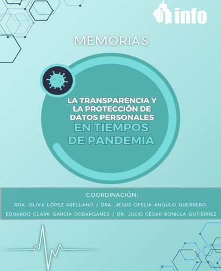 Carátula del libro Memorias: La Transparencia y la Protección de Datos Personales en Tiempos de Pandemia