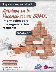 Carátula del libro Reporte especial Nº 2. Apertura en la CDMX: información para una regeneración resiliente