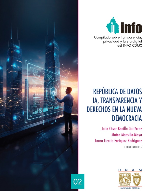 Carátula del libro República de datos IA, transparencia y derechos en la nueva democracia