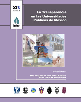 Carátula del libro Transparencia en las universidades