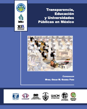 Carátula del libro Transparencia, Educacion y Universidades Publicas en México