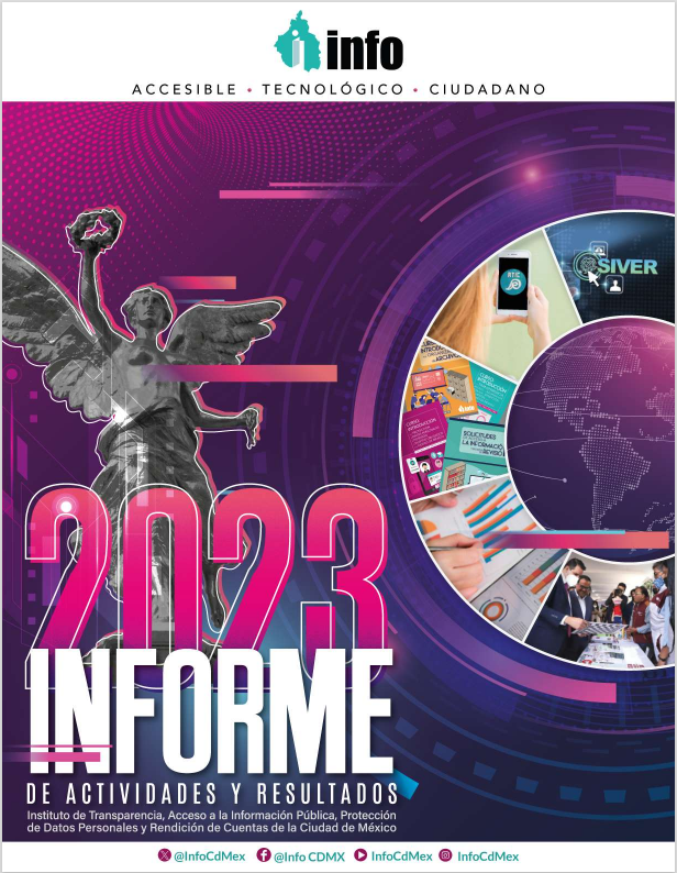Carátula del libro Informe de actividades y resultados 2023