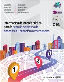 Carátula del libro Información de interés público para la gestión del riesgo de desastres y atención a emergencias