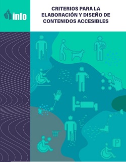 Carátula del libro Criterios para la elaboración y diseño de contenidos accesibles