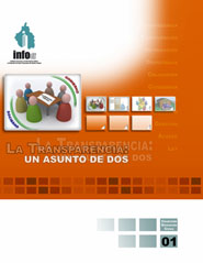Carátula del libro La transparencia: un asunto de dos
