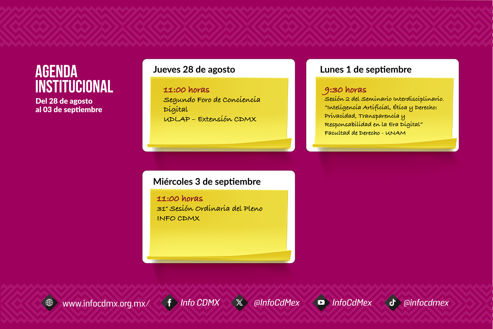 Imagen relacionada con la actividad 1. Del 28 de agosto al 03 de septiembre