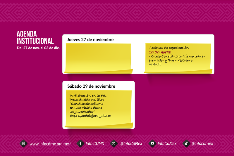Imagen relacionada con la actividad 1. Del 27 de noviembre al 03 de diciembre