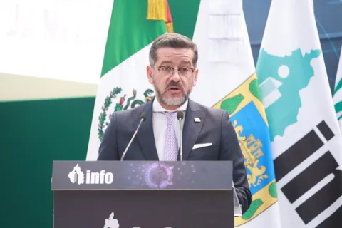 Fotografía tomada durante la sexta sesión ordinaría del Pleno