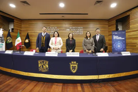Inicio de la segunda etapa de las Semanas Universitarias por la Transparencia 2024 en la Facultad de Derecho de la UNAM