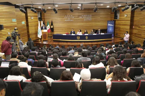 Inicio de la segunda etapa de las Semanas Universitarias por la Transparencia 2024 en la Facultad de Derecho de la UNAM