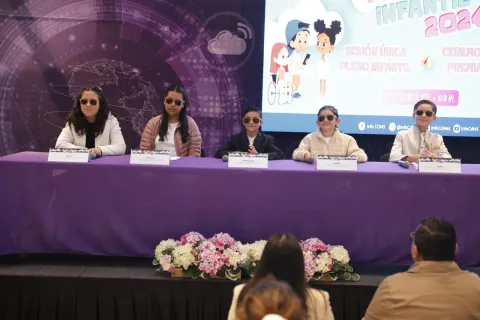 Evento Plenito Infantil organizado por INFO CDMX para promover la privacidad y protección de datos personales en niñas, niños y adolescentes