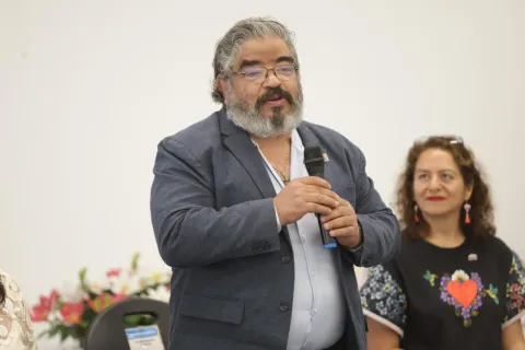 Personas asistentes a la presentación del protocolo sobre prevención y transparencia del INFO CDMX.