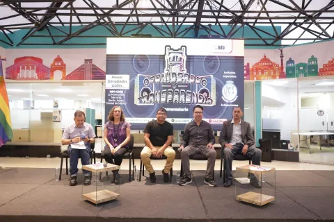 Conversatorio 'Sonideros y Transparencia' realizado en las instalaciones del INFO CDMX.