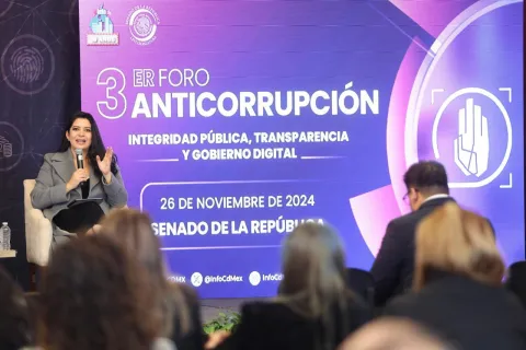 INFO CDMX realiza el 3er Foro Anticorrupción sobre integridad pública, transparencia y gobierno digital