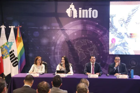 Sesión solemne en la que se reconocen las aportaciones del comisionado Arístides Rodrigo Guerrero García como integrante del INFO CDMX